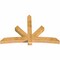 Ekena Millwork Alberta Rough Sawn Timber Gable Bracket, Western Red Cedar, 84"W x 56"H x 6"D x 6"F, 16/12 Pitch GBW084X56X0606ALB00RWR - alternate 2